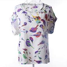 Tropical Chiffon Blouse Shirt Women Blouse Roupas Camisas Femininas Blusas Femininas Women Tops And Blouses 2014 New Fashion