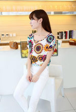 Tropical Chiffon Blouse Shirt Women Blouse Roupas Camisas Femininas Blusas Femininas Women Tops And Blouses 2014 New Fashion