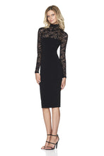 Turtle Neck Floral Lace Sleeve Patchwork Long Sleeve Bodycon Autumn Dress Women Elegant Pencil Dress Party Fashion 2017 Quality
