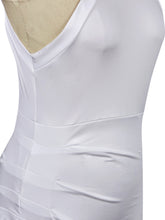 Turtle Neck Sleevless Wrap Ruched Bodycon White Dress 2016 Party Club Fashion Sheath Sexy Dress Summer Dress 2016 New Style