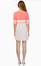 Two-tone Summer Dress Casual Ladies Women Patchwork Straight Sexy Dress Vestido Half Sleeve Shirt Dresses Vestidos 2015