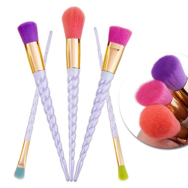Used on the face to apply 5Pcs Pro Makeup Cosmetic Brushes Set Powder Foundation Eyeshadow Lip Brush women Anne