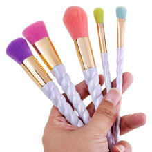 Used on the face to apply 5Pcs Pro Makeup Cosmetic Brushes Set Powder Foundation Eyeshadow Lip Brush women Anne