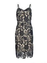 White Crochet Elegant Retro Strap Embroidery Sun Dress Black Sexy V Neck Lace Hollow Out Floral Nude Dress Casual 2016 Sundress