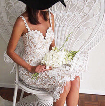 White Crochet Elegant Retro Strap Embroidery Sun Dress Black Sexy V Neck Lace Hollow Out Floral Nude Dress Casual 2016 Sundress