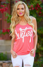 Wifey Letter Print Tank Top Sleeveless Women Summer Vest Backracer Girl Shirt Fitness Loose Tank Top Vetement 2016 Fashion