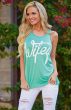 Wifey Letter Print Tank Top Sleeveless Women Summer Vest Backracer Girl Shirt Fitness Loose Tank Top Vetement 2016 Fashion