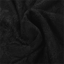 Women Black Gowns Sexy Crochet Lace Mini Dress Plus Size Stretch Dress See Through Pencil Bodycon Ball Club Dress
