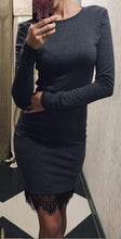 Women Black Lace Dress Eyelet Mini Sheeth Dress With Long Sleeve Retro Casual Plain Spring Summer Teacher Dress 2016