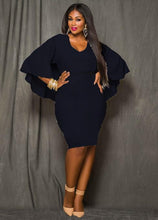 Women Dresses For Chubby Girls Red Butterfly Sleeve Black Neon XXL 3XL Dress With Belt Stretch Large Size Pencil Dress Party