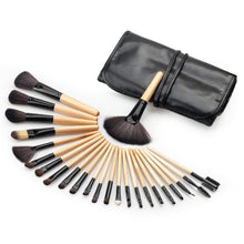 Women Gender 24PCS Mini Make Up Foundation Eyebrow Eyeliner Blush Cosmetic Concealer Brushes kit maquiagem 2017 Anne