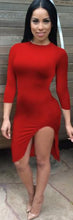 Women High Split Sexy Bodycon Dress Black One Piece Dress Plus Size Sexy Stretch Dress Clubwear Club 2016 New Arrival