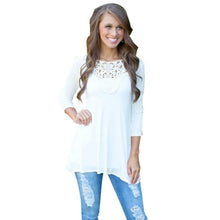 Women Hollow Top Elegant Causal Blouse Autumn Long Shirt Crochet Blouse White Red Grey Fashion Plus Size Embroidery