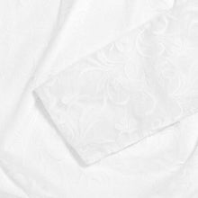 Women Long Sleeve Blouse Sexy Floral Embroidery Blouse Autumn Plus Size Fashion Casual Cute Mesh Lace Blouses White Lace Blouse