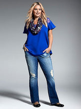 Women Mesh Patchwork Polka Dot Shirt Top See Through Navy Blue Butterfly Short Sleeve Big Size Plus Sizes 2Xl 3Xl Shirt Casual