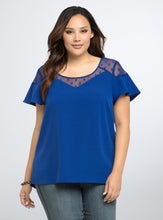 Women Mesh Patchwork Polka Dot Shirt Top See Through Navy Blue Butterfly Short Sleeve Big Size Plus Sizes 2Xl 3Xl Shirt Casual