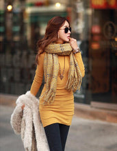 Women Mini Sexy Dress Turtleneck Red Black Cotton Knitted Winter Dress Plus Size XXL Slim Dresses Bodycon Casual Korean Clothes