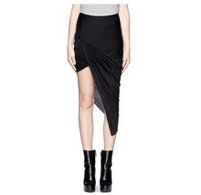Women Skirt Sexy Wrap Black Skirts Womens Saias Femininas Faldas Saia Longa Saia 2016 High Low Long Skirts