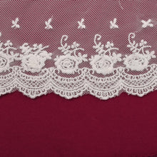 Women Wine Red Eyelash Lace Hollow Out Dress White Mesh Embroidery Dress Causal Loose Dress Autumn Vintage Retro Crochet Dress