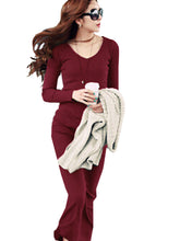 Women Wine Red Long Dress Robe Black Knitted Spring Elegant Stretch Plain Slim Fit Dresses Long Sleeve Bodycon Dress Causal