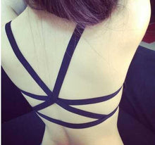Women's Padded Bralette Cropped Bralette Sexy Tanks Cage Vest Crop Top Bralette Camisole