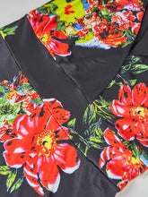 Wrap Low Out V Neck High Waist Floral Print Black Dress Sleeveless Elegant Women Long Maxi Women Dresses New Arrival 2017