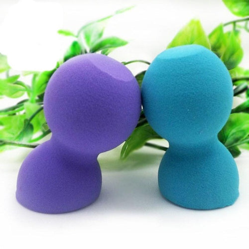 as the picture shows 1pc Pro Makeup Foundation Beauty Flawless Dumbbell Sponge Puff non latex sponge Anne