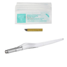 fresh 100% Brand new and high quality Microblading Permanent 3D Makeup Eyebrow Pen 50pcs Tattoo Needle Pen Kit Tattoo Set Anne