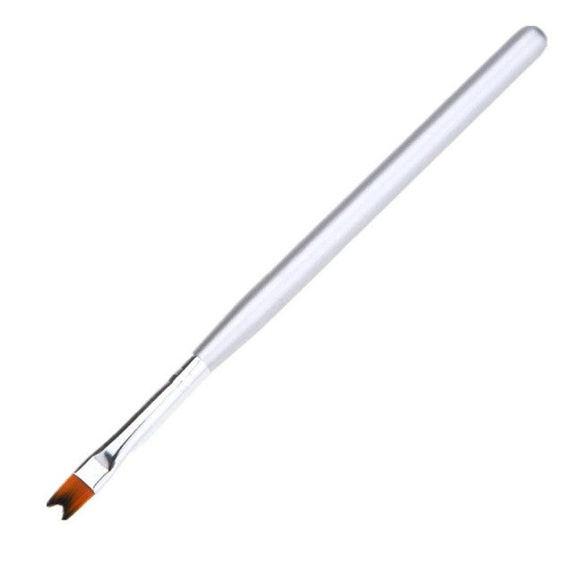 fresh 100% and high quality 1pcs UV Gel Nail Painting Drawing French Tips Manicure Pen Brush Design Anne