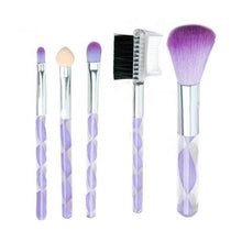 fresh Acrylic Brush handle material 5PCS Cosmetic Makeup Brush Lip Makeup Brush Eyeshadow Brush Anne