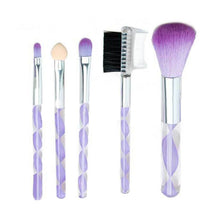 fresh Acrylic Brush handle material 5PCS Cosmetic Makeup Brush Lip Makeup Brush Eyeshadow Brush Anne