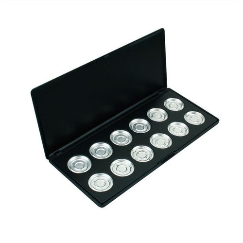 give a perfect protection for your eyeshadow Makeup Empty 12pcs Aluminum Magnetic Eyeshadow Lipstick Blusher Pans Palette Anne