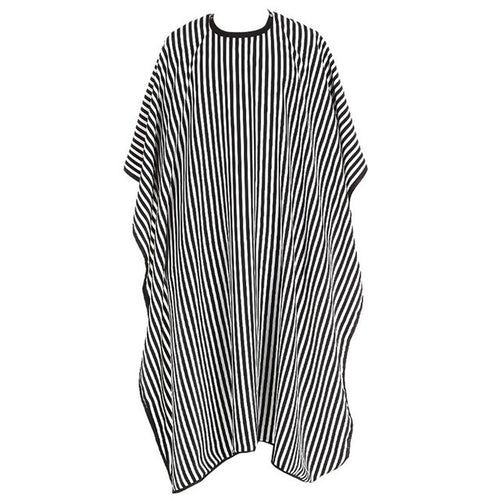 high quality Polyester stripe Cutting Hair Waterproof Cloth Salon Barber Gown Hairdressing Hairdresser Capes for Adult