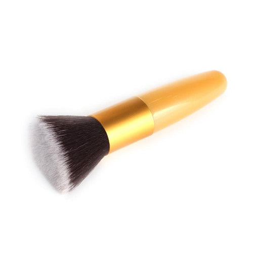new fashion usable 1pc Pink Powder Makeup Brush Foundation Cosmetic Makeup Tool Kit hot sale freeshiping cheap anne_shop p