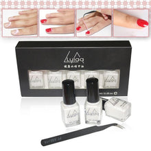 new retail and high quality lulaa 5pcs/Set Peel Off Liquid Tape Latex Tape Peel Off Base Coat Nail Art Liquid Palisade Anne