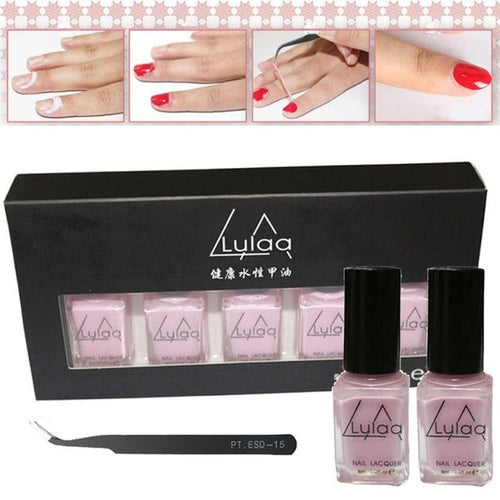 new retail and high quality lulaa 5pcs/Set Peel Off Liquid Tape Latex Tape Peel Off Base Coat Nail Art Liquid Palisade Anne