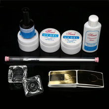 quick-drying water water machine cup White Clear UV Gel Base Top Coat UV Primer Nail Art Brush Tips Kit Set Anne