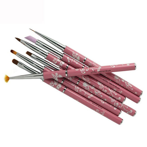 style false nails and 3D nail art 7pcs Therapy Pen Brush Pen Row Phototherapy Manicure Brushes Painting Pen Anne