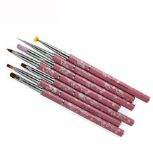 style false nails and 3D nail art 7pcs Therapy Pen Brush Pen Row Phototherapy Manicure Brushes Painting Pen Anne