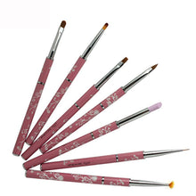 style false nails and 3D nail art 7pcs Therapy Pen Brush Pen Row Phototherapy Manicure Brushes Painting Pen Anne